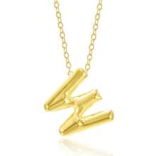 Fashionable Gold Copper A-Z 26 Letter Hanging Necklace, Charming Women's Jewelry