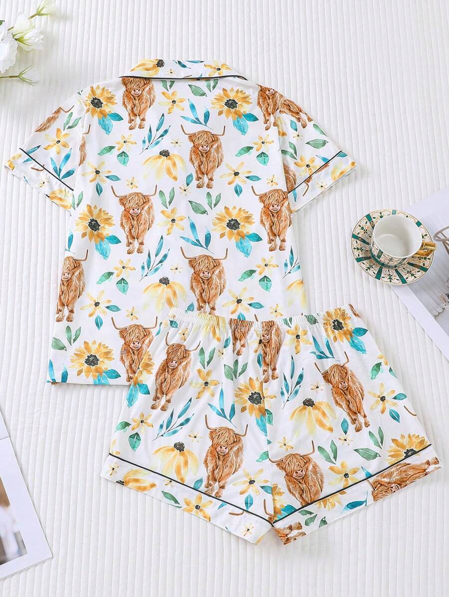 Moocha | Cozy Cow Print PJs