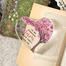 Unique Heart-Shaped Acrylic Home Decor, Best Gift For Mom, Mother's Day, Christmas Gift From Daughter/Son