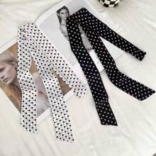 1 Pc Women's Extra Long Scarf Shawl, Fashionable All-Season Versatile Accessory, Can Be Used As Necktie, Headband, Decorative, Vintage Elegant