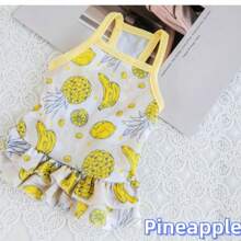 1 Stück leichtes, atmungsaktives, schnell trocknendes Haustier-Kleid, ärmellos im Prinzessinnenstil für Katzen und kleine Hunde 2-15 Pfund, geeignet für Frühling/Sommer