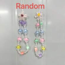 花朵手机壳，简约透明花卉图案，带挂绳，兼容苹果16、15、14、13、12、11 Pro Max、14、15、16 Plus、XS、XR、X、8、7及系列机型，国际版，非国内版 - 彩色 - 查看 4