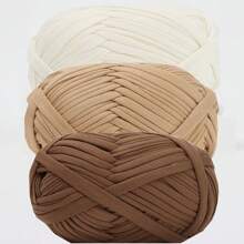 1 / 3 pezzi di strisce di tessuto, 100 / 300g di alta qualità in poliestere, tessuto per magliette per uncinetto e lavoro a maglia, grande pacchetto di strisce di tessuto, pratico per uncinetto, tessitura di borse, tappeti, cuscini, bambole, progetti all'uncinetto (confezione casuale)