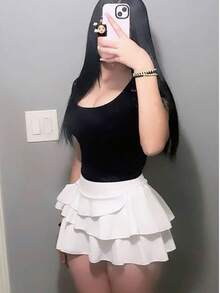 Women Skirts - 白色 - 查看 1