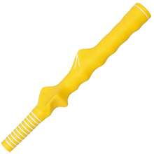 Agarre de golf de goma de alta calidad y duradero, agarre de palo de ejercicio, entrenador de swing de golf, para diestros - Amarillo - Ver 2