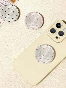 Túi khí điện thoại di động mới trong suốt bằng silicon Giá đỡ tình yêu có thể điều chỉnh dạng ống lồng nhẹ xoay 360 độ Giá đỡ điện thoại di động di động tương thích với iPhone, điện thoại Android, quà tặng sinh nhật, gia đình, bạn bè Giá đỡ điện thoại đẩy-kéo, phụ kiện điện thoại - Nhiều màu - Xem 1