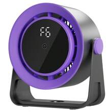 WOOSENHWO New Rechargeable Circulation Fan, 6-Speed Adjustable Quiet Desktop/Wall-Mount Electric Fan For Home/Kitchen