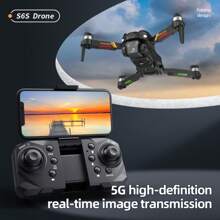 Drone With Camera For Kids Adults, Foldable HD FPV Mini Drone With 2 Batteries, One Key Take Off/Land, Altitude Hold, Headless Mode, 360°Flip, Gravity Control, Gestures Selfie, 3 Speed Mode, Waypoint Fly