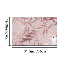 1pc Floral Pattern Coffee Maker Dish Drying Mat - Diatomaceous Earth Printed Drain Mat, Kitchen Counter Mat, Utensil Mat - Dish Drying Mat, Soft Diatomite Suitable For Kitchen Counter, Applicable For Coffee Makers, Espresso Machines, Etc.