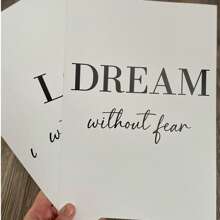 3pcs Dream, Love, Live Quotes Prints, Modern Style Wood Framed/Unframed Wall Art Posters, Home Decor Wall Art, Inspirational Artwork For Bedroom, Living Room, Home Decoration