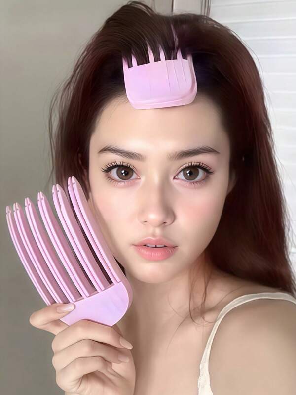 2 Pieces Set Of High Skull Artifact Ample Hair Clip, Natural Fluffy Hair Root Lifting Tool, Curling Iron With Bangs Roller, Suitable For Women And Girls, Thin Curly Hair With Long Short Hair, Manual Hairstyle Design Tool,Back To School,Travel Holiday Essentials,Hair Accessories For Women