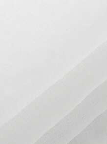 1pc Voile Curtain, Light Filtering Sheer Curtain, Grommet Curtain, Semi-Transparent Lightshade Curtain, Kitchen Curtain, Suitable For Home Or Office Use, Bedroom, Balcony, Living Room Curtain, Solid Color Simple Pastoral Curtain