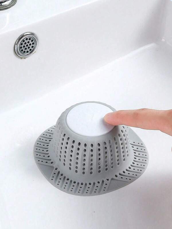 غطاء مصرف الحوض السيليكوني ، م거름기 مصرف الأرضية في الحمام ، منتقي الشعر للمصرف ، واقي الحوض