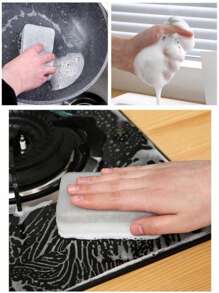5 Piece Multi-Purpose Magic Sponge Wipe - Double-Sided Scouring Pad, Dish Sponge, High-Quality Kitchen Sponge, Scratch-Free Cleaning Cloth, Super Absorbent, Cleaning Supplies And Tools, Suitable For Kitchen, Boat, Etc. | Made Of ABS Material, Mixed Colors, Ideal For Home Wiping And Washing Dishes! Commercial Cleaning Service | Home & Living | Kitchen & Dining | Kitchen Cleaning Tools | Kitchen Cleaning Brushes (Random Color And Style)