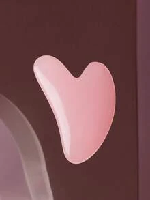 1pc Custom Made Face Massage Gua Sha Tool, Minimalist Design, Multi-Functional - Multicolor - View 7