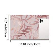 1pc Floral Pattern Coffee Maker Dish Drying Mat - Diatomaceous Earth Printed Drain Mat, Kitchen Counter Mat, Utensil Mat - Dish Drying Mat, Soft Diatomite Suitable For Kitchen Counter, Applicable For Coffee Makers, Espresso Machines, Etc.