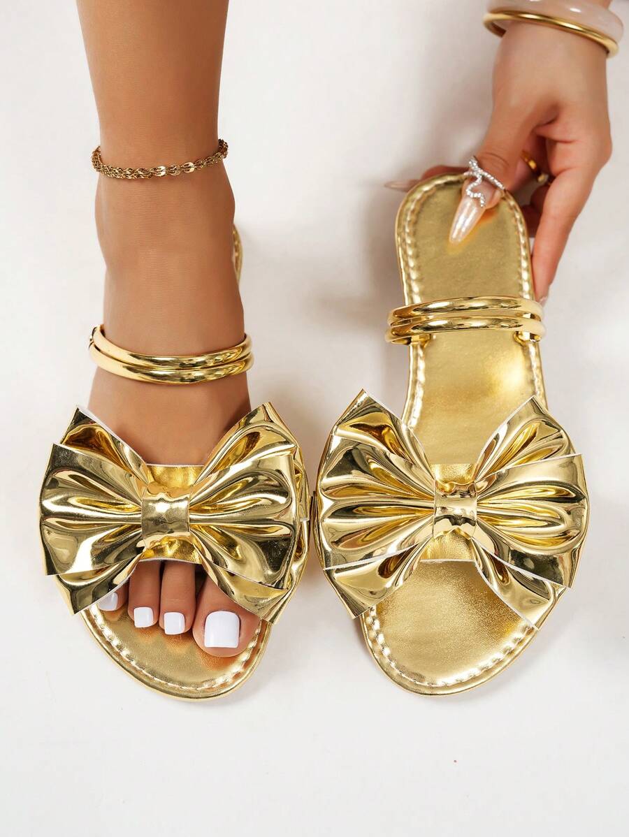 Chanclas negras planas de 2 formas de usar para mujer, nuevos modelos de verano con estrellas de internet, tipo ángel con punta abierta, tacón plano, sandalias de playa versátiles y de moda