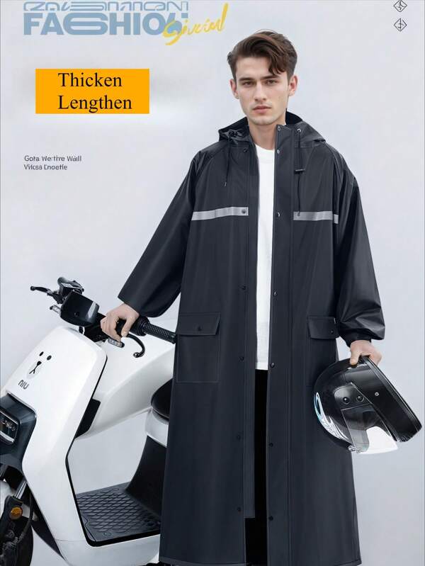 Hochwertige Regenjacke Mode Regenmantel Verstärkter Regenmantel Ganzkörper Regenmantel Wasserdicht und Windundurchlässig Regenjacke Regenausrüstung für Herren sowohl Regenmantel für Herren Regenschutz Multifunktionale Regenmäntel für Outdoor-Aktivitäten Regenbekleidung Regenjacke Radfahren Reisen Klettern Wasserdichter Regenmantel Große Größen Regenmantel Schwarzer Regenmantel und Grauer Regenmantel Erwachsene Reise Mode Regenmäntel Outdoor Verstärkter Regenschutz Regenkleidung