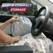 Parasolar mare pentru mașină, parbriz Parasolar pentru mașină, parbriz față termoizolant Pânză de soare 145*80cm/57*31.5in