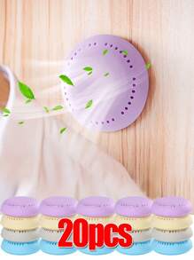 30 Pieces Of Long-Lasting Fragrant Air Freshener With Additional Outer Shell - Single-Colour Aromatic Air Freshener Discs For Homes, Cars, Bathrooms, Bedrooms, Closets And Toilets.