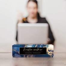 Placa de mesa de acrílico personalizada com gravação personalizada para escritório, funcionário, professor, colega de trabalho - Moldura de acrílico sem cobrança - Decoração de mesa de escritório personalizada, placa de nome para gerente, enfermeira, 1 peça, de volta às aulas, material escolar