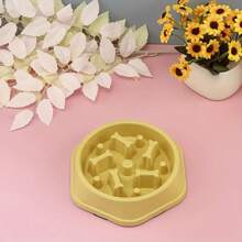 1 Pet Supplies Dog Slow Food Anti Suffocation Bowl Bone Candy Color Cat Slow Food Bowl
