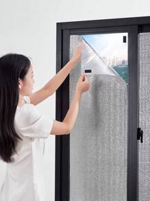 Window Sun Shade Film, Aluminum Foil Insulation Sunshade Protector Pad, Home Sunshine Room Anti-UV Sun Protection Film, Paste