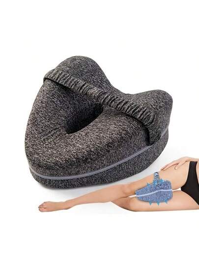 1PC Leg Kussen Ergonomic Side Sleeping Pillows Memory Foam Knee Strap Sleeper Support Cushion Removable Washable Cover, Bedding, Home view 10