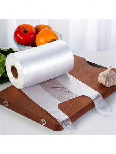 50/100/200/300 Rolls Of Household Vest Style Food Preservation Bags, Small Fruit And Vegetable Packaging Plastic Bags, Durable And Tear Resistant Fruit And Vegetable Food Storage Bags | Suitable For Camping, Outdoor Activities, Parties, Cooking, And Kitchen Use | Best Gifts For Family And Friends | Mother's Day | Christmas And Other Holidays (Random Outer Packaging)