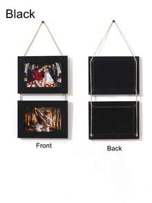 1pc 6-Inch Single & 2/3/4 Pieces Combination Creative Photo Wall Frame Decor, Horizontal & Vertical, Suitable For Bedroom, Living Room, Office, Holidays - Multicolor - View 21