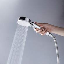 Silver High Pressure Shower Head, Universal Bathroom Showerhead - Silver - View 5