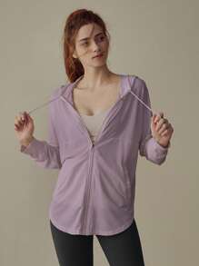 Women's High-End Summer Yoga Top, Professional Running Jacket, Breathable Sportswear