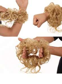 1 sztuka rozczochranych włosów, elastyczna gumka, syntetyczne przedłużki do włosów z falowanymi lokami na co dzień, na imprezę, do cosplayu, gumka do włosów w kształcie kucyka, kolor ombre, syntetyczne włókno, swobodna, imprezowa, pałacowa gumka do włosów, całoroczne gumki do włosów, gumki do włosów, gumki do włosów, gumki do włosów, gumki do włosów, gumki do włosów, gumki do włosów, gumki do włosów