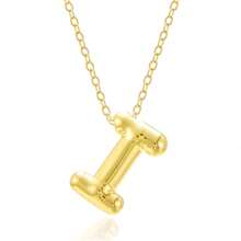 Fashionable Gold Copper A-Z 26 Letter Hanging Necklace, Charming Women's Jewelry