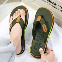 [Customer Favorite] Fashionable Cracked Toe Sandals, Stylish & Comfortable High Thong Slippers, Non-Slip & Durable, Comfortable To Wear. - Army Green - View 4