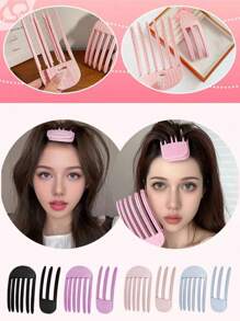 Hair Volume Clip For Fluffy Bangs Wind Shaping Styling Comb For Men And Women No Crease Hair Lifting Clips For A Puffy Lazy Hairstyle Volumizing Root Lifting Comb Mother's Day Gift For Mom Gift For Mother Expandable