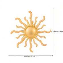 European & Retro Style Sunflower Brooch, Festival Niche Fashion Unique Sunflower Shape Pin, Unisex Coat Retro Brooch, Meaningful Graduation Season Gift! - Brooch - View 6