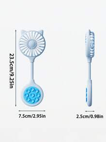 1pc USB Powered Desk Fan, Mini Portable Desktop Fan With 3 Wind Speeds For Indoor & Outdoor Use, Summer Cooling Fan, Pink/Blue/White