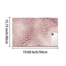1pc Floral Pattern Coffee Maker Dish Drying Mat - Diatomaceous Earth Printed Drain Mat, Kitchen Counter Mat, Utensil Mat - Dish Drying Mat, Soft Diatomite Suitable For Kitchen Counter, Applicable For Coffee Makers, Espresso Machines, Etc.