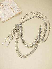 17KM Vintage Style Hollow Carved Waist Belt - Women's Vintage Belt Accessories - Unique Design, Adjustable Length Decorative, Birthday, Party, Christmas, Thanksgiving, Wedding Gift