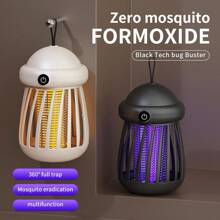 Mosquito Killer Lamp Insect Repellent Radiation Less Mute Electric Insect Trap Usb Charging Outdoor Mosquito Killer Repellent,1200mah