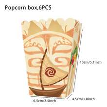 Ozean-Romantik-Themen Party Snack Box, geeignet für Gender Reveal, Geburtstagsfeiern, Feierlichkeiten, Bridal-Shower oder Gartenpartys im Sommer. Segelmusters Popcornbox Set.
