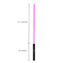 7 Color Adjustable Metal Handle  With FX Dueling  Sound Mode, Voice Over Color Metal Aluminum Handle - Silver - View 3