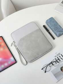 1pc Portable Tablet Carrying Case, Suitable For 8"/10.9"/12.9" IPad, Tablets, Water-Resistant, Scratch-Proof - Multicolor - View 7