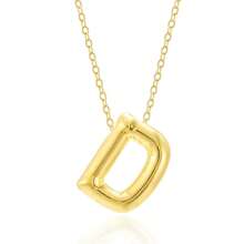 Fashionable Gold Copper A-Z 26 Letter Hanging Necklace, Charming Women's Jewelry