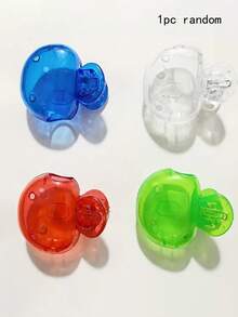 4pcs Electric Toothbrush Head Covers With Easy Open/Close Storage Box - Transparent Blue Protectors, Essential Bathroom Accessory For Home And Travel Use, Alcohol-Free - Multicolor - View 11