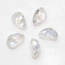 20pcs 11*15mm Twisted Bead Stone Shaped Glass Beads, DIY Jewelry Accessories For Necklace, Bracelet, Earring, Phone Charm, Keychain, Curtain And More - 11*15mm Stone Shaped Glass Beads - View 34