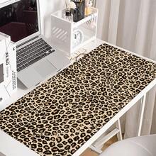 XXL Leopard Print Mouse Pad - 35.4 X 15.7 Inch Large Desk Mat, With Non-Slip Rubber Base And Durable Stitched Edges, Smooth Surface For Optimal Performance - Ideal For Home, Office And Gaming Enthusiasts - Multicolor - View 7