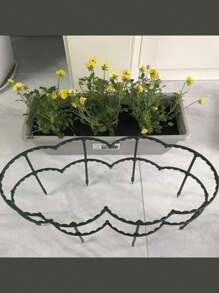 Plant Support Half Round Plant Support Rings, Support Half Round Indoor Plant Stands, Stackable Garden Flower Support Stakes For Tomatoes, Hydrangeas, Monstera, Peonies, Hydrangeas, Garden Flower Support Rings For Indoor Plants (Multiple Sizes Available)