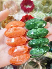 2 piezas Pulseras elásticas bohemias y coloridas, regalo para mujeres y niñas, adecuado para playa, vacaciones y uso casual diario